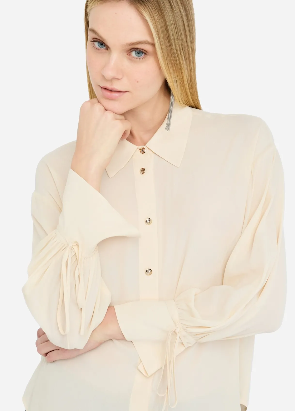 Liu Jo Chemise en crêpe de Chine|Femme Chemises Et Blouses