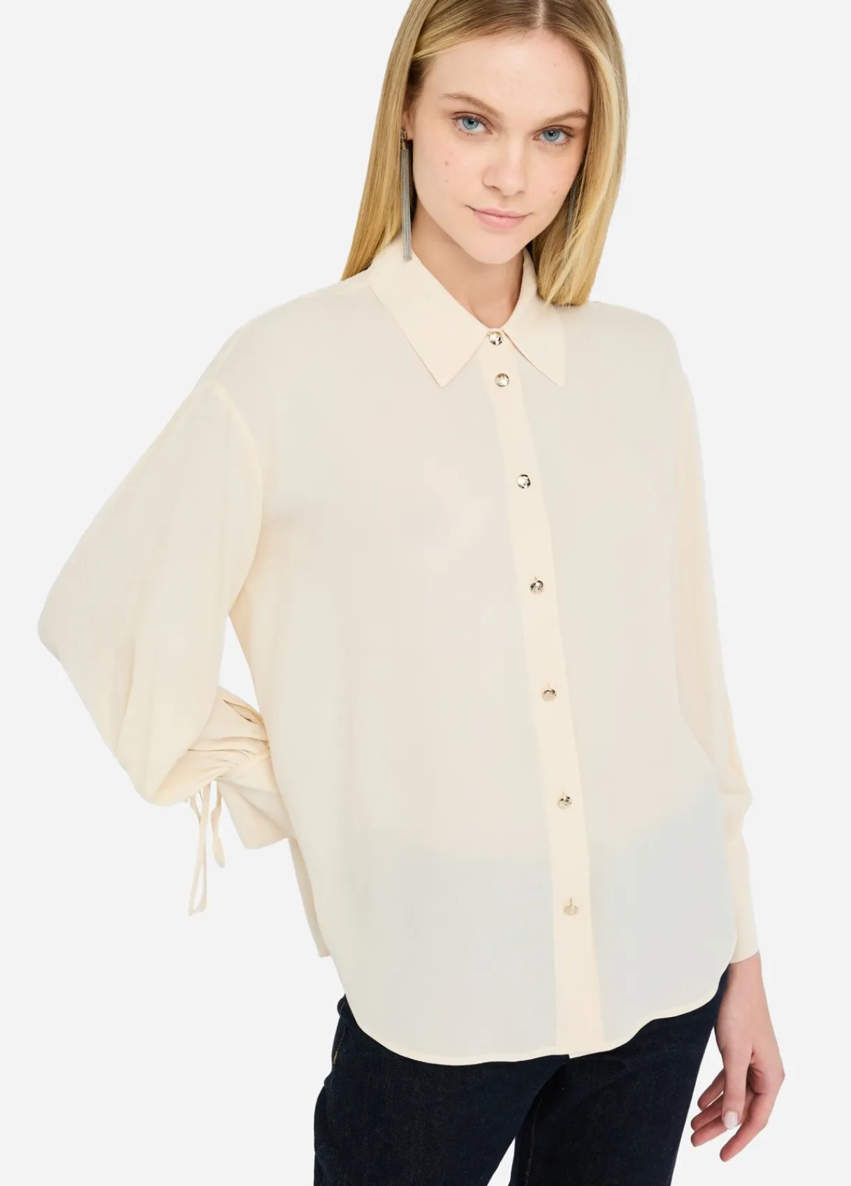 Liu Jo Chemise en crêpe de Chine|Femme Chemises Et Blouses