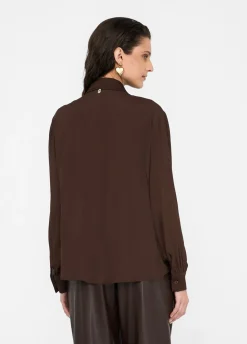 Liu Jo Chemise en crêpe de Chine|Femme Chemises Et Blouses