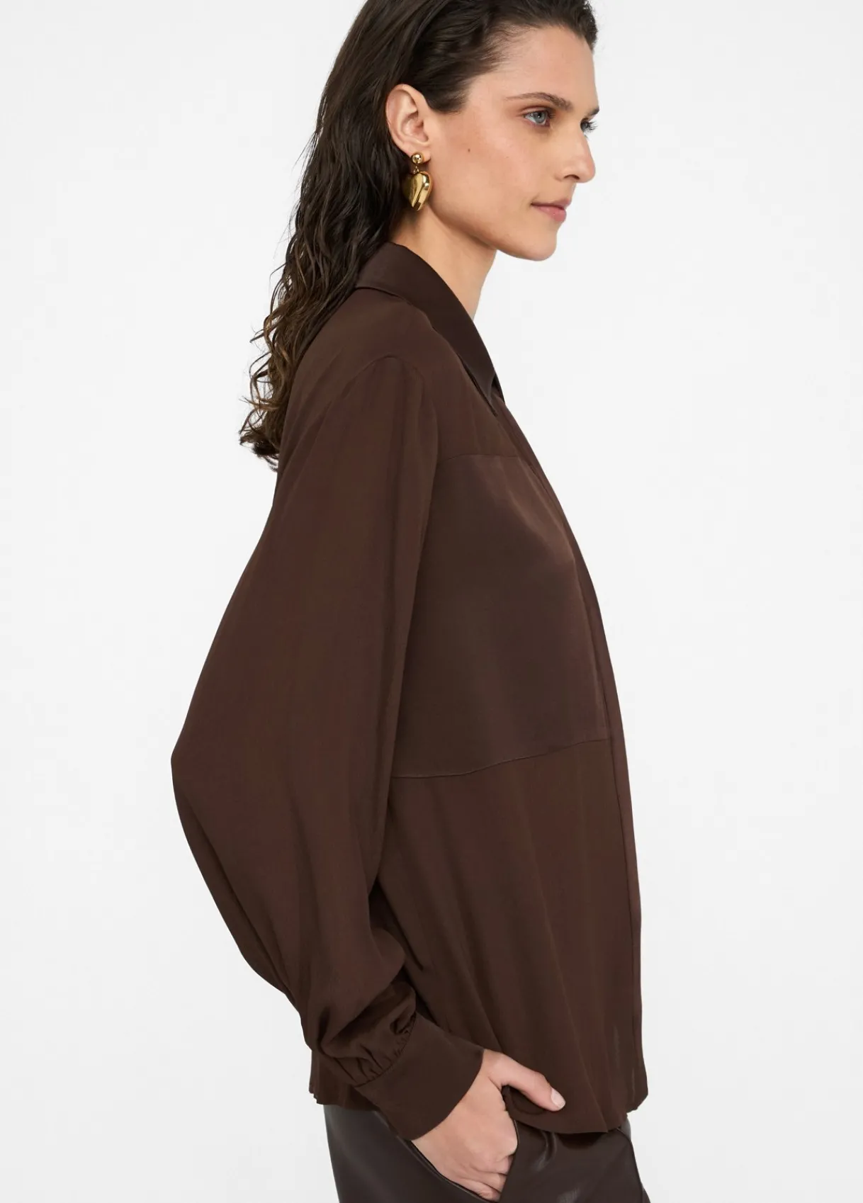 Liu Jo Chemise en crêpe de Chine|Femme Chemises Et Blouses