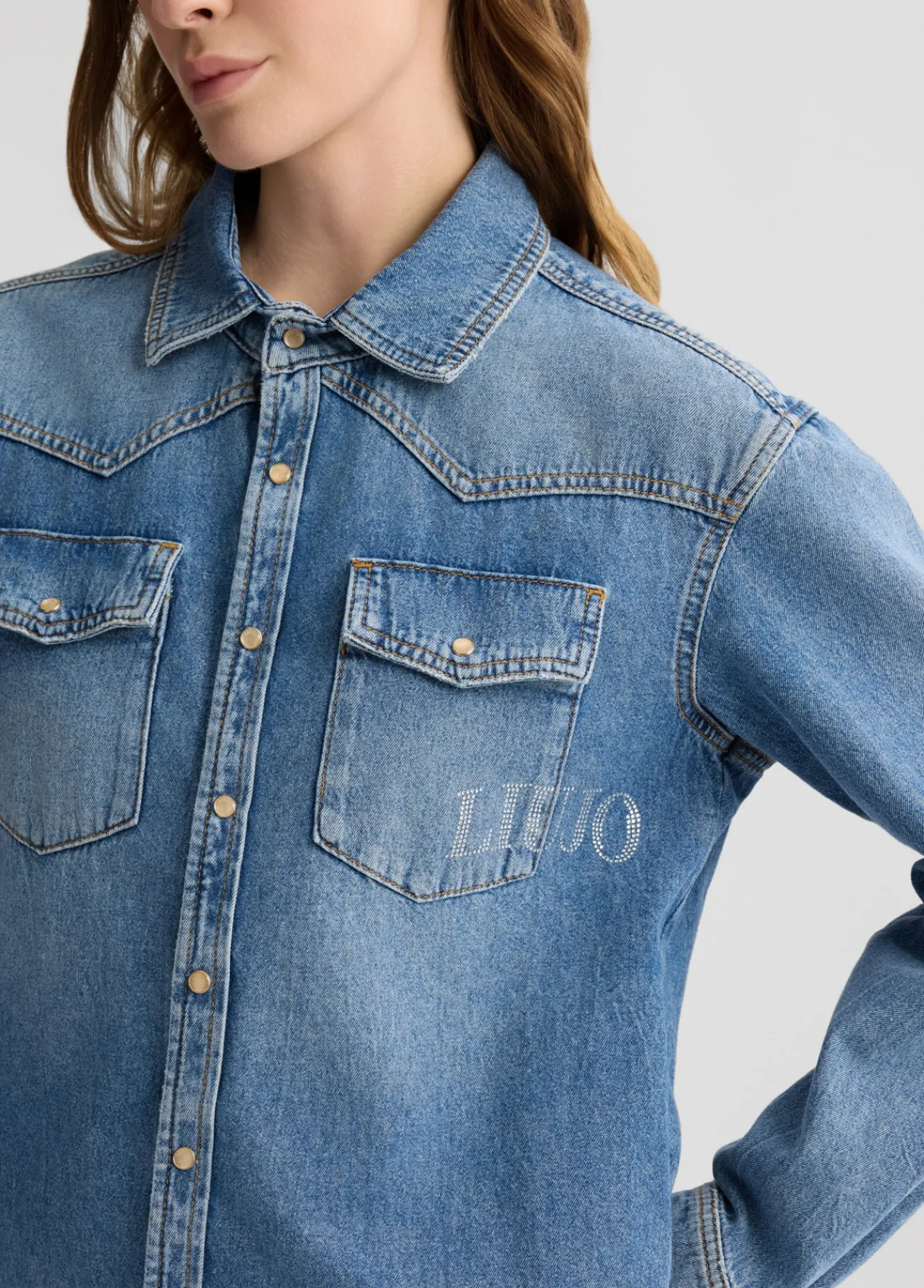 Liu Jo Chemise en denim|Femme Chemises Et Blouses