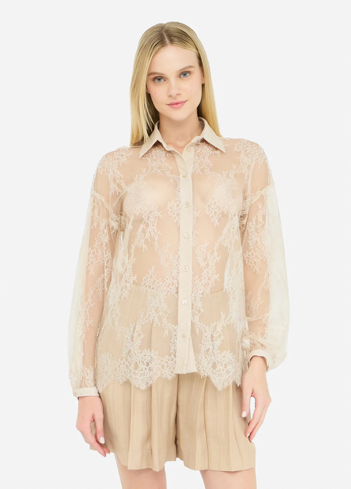 Liu Jo Chemise en dentelle|Femme Chemises Et Blouses