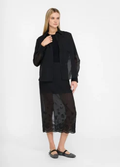 Liu Jo Chemise en organza avec broderies|Femme Chemises Et Blouses