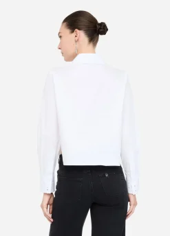 Liu Jo Chemise en popeline avec strass|Femme Chemises Et Blouses