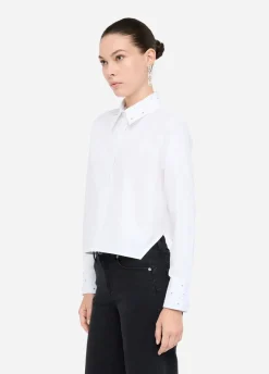 Liu Jo Chemise en popeline avec strass|Femme Chemises Et Blouses