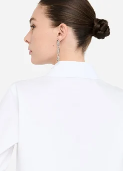 Liu Jo Chemise en popeline avec strass|Femme Chemises Et Blouses
