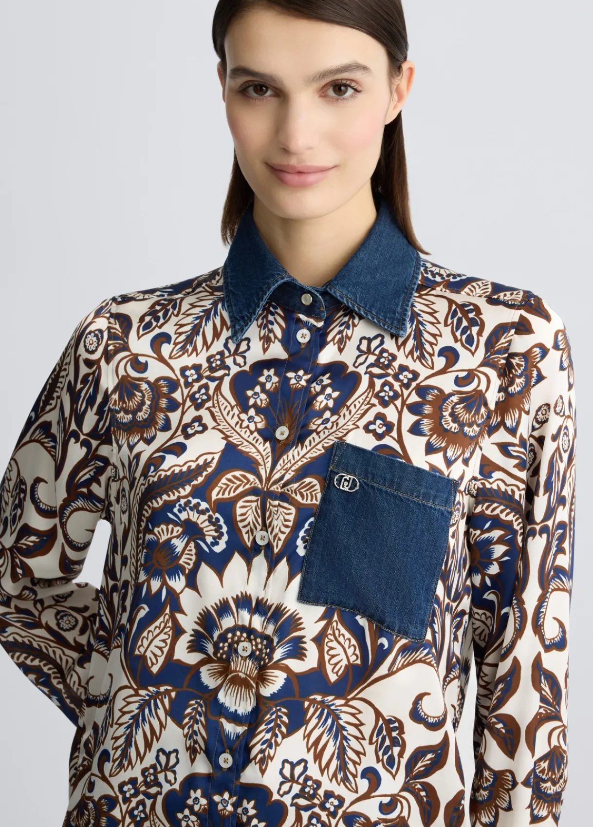 Liu Jo Chemise en satin imprimé|Femme Chemises Et Blouses