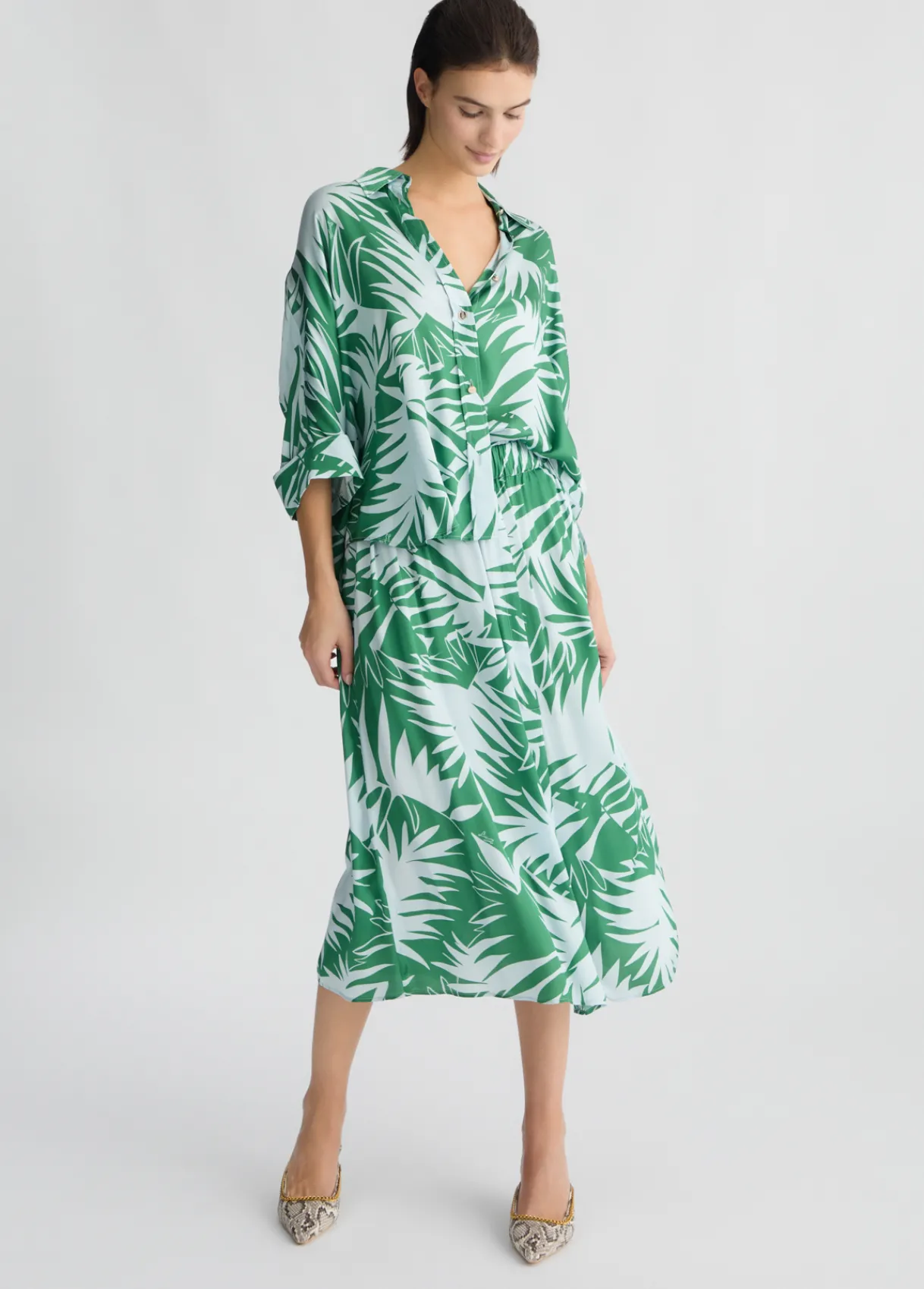 Liu Jo Chemise en satin imprimé|Femme Chemises Et Blouses