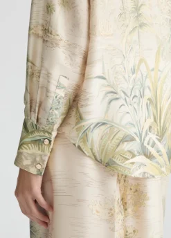 Liu Jo Chemise en sergé avec impression|Femme Chemises Et Blouses|Cérémonie