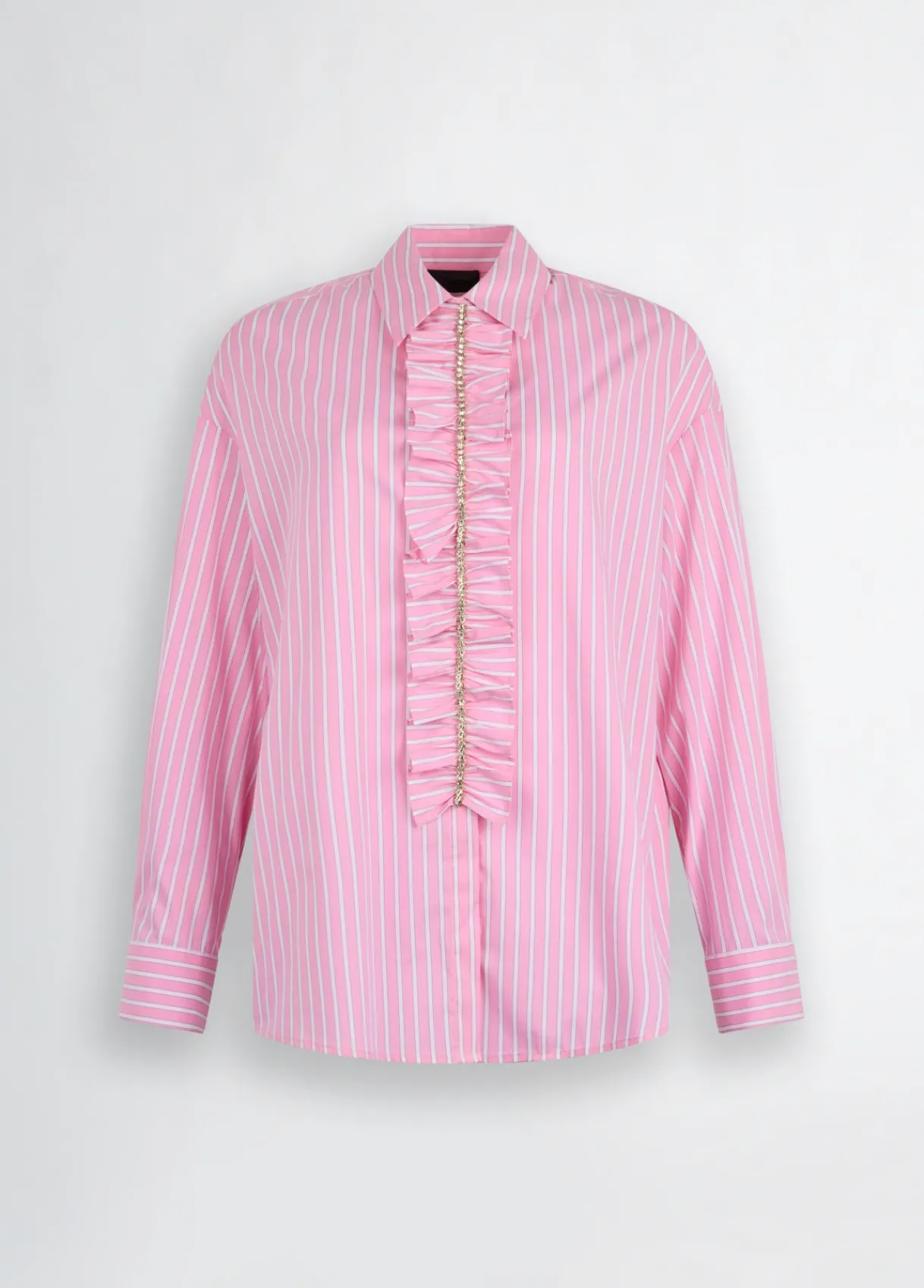 Liu Jo Chemise rayée avec volants|Femme Chemises Et Blouses
