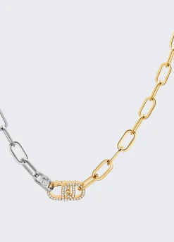 Liu Jo Collier bicole avec logo|Femme Jewelry