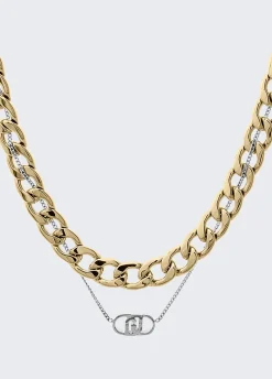Liu Jo Collier chaîne avec logo|Femme Jewelry