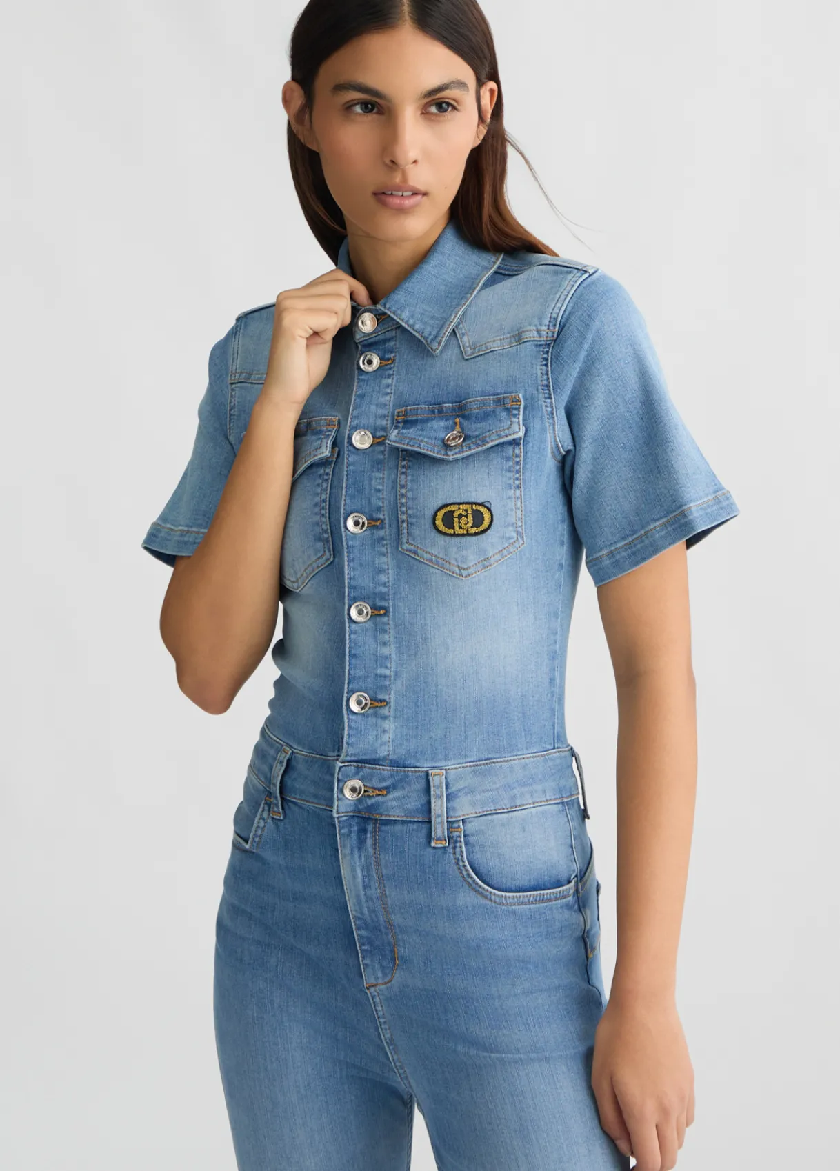 Liu Jo Combinaison en toile denim|Femme Robes