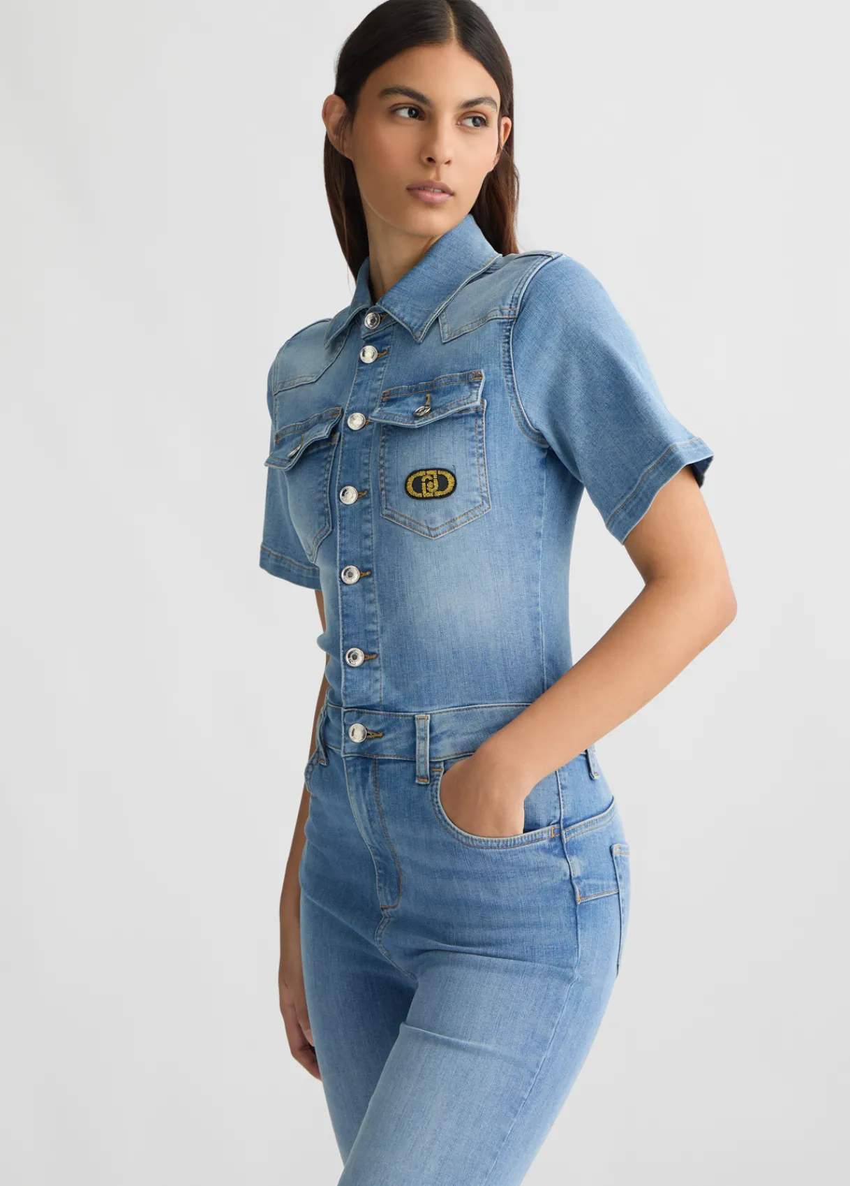 Liu Jo Combinaison en toile denim|Femme Robes
