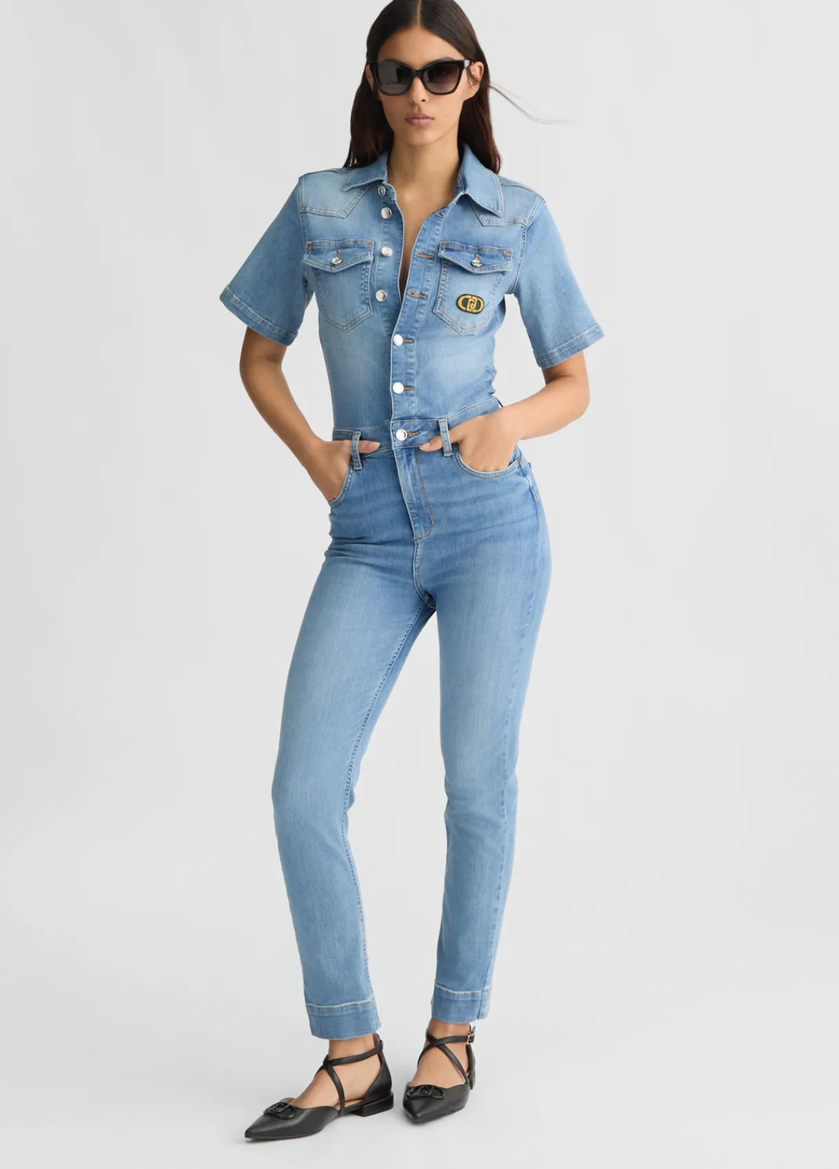 Liu Jo Combinaison en toile denim|Femme Robes