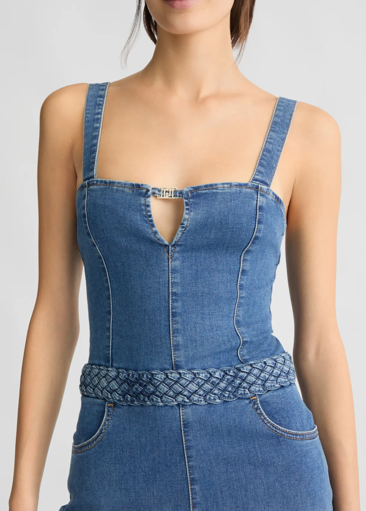 Liu Jo Combinaison en toile denim|Femme Robes