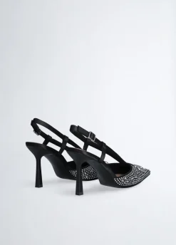 Liu Jo Escarpins à bride arrière strassés|Femme Escarpins