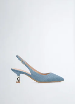 Liu Jo Escarpins ouverts en denim|Femme Escarpins