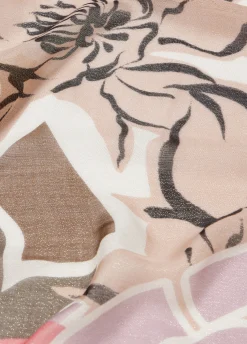 Liu Jo Foulard en Lurex® avec imprimé floral|Femme Écharpes Et Foulards