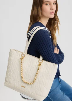 Liu Jo Fourre-tout format moyen avec chaîne décorative|Femme Sac Shopper