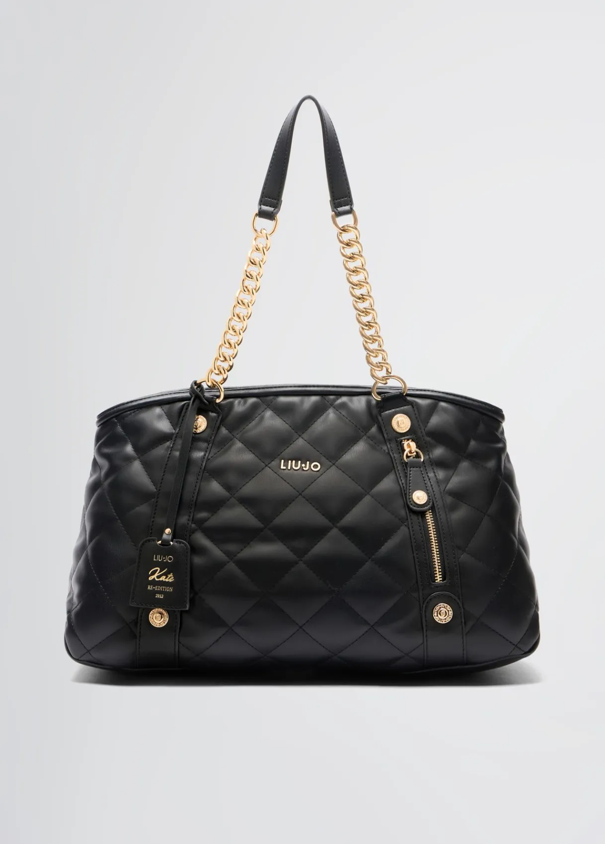 Liu Jo Fourre-tout format moyen matelassé avec charm|Femme Sac Shopper