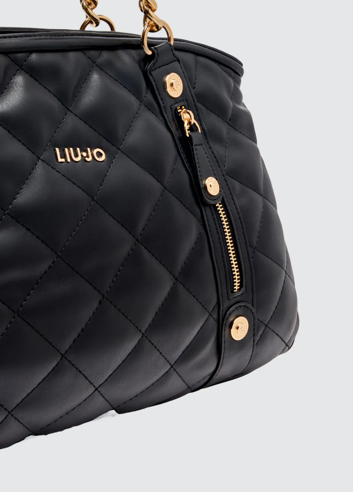 Liu Jo Fourre-tout format moyen matelassé avec charm|Femme Sac Shopper