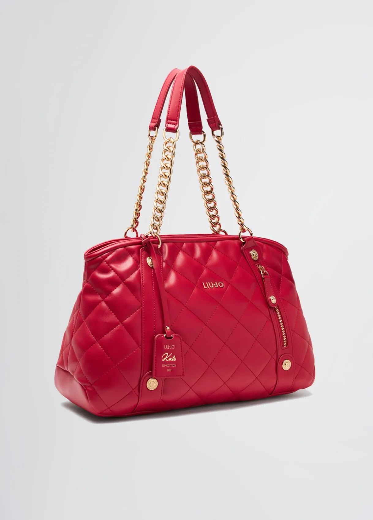 Liu Jo Fourre-tout format moyen matelassé avec charm|Femme Sac Shopper