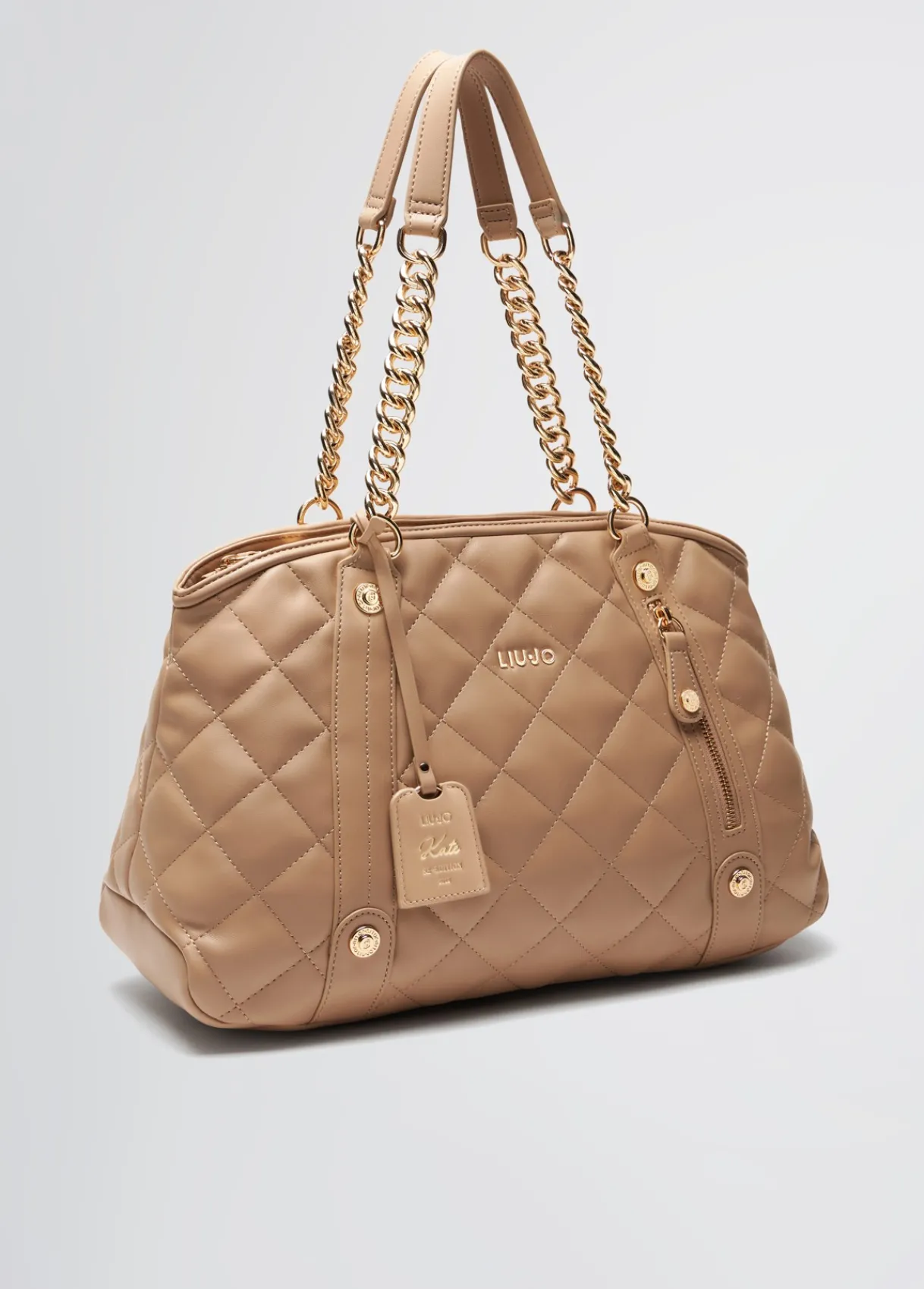 Liu Jo Fourre-tout format moyen matelassé avec charm|Femme Sac Shopper