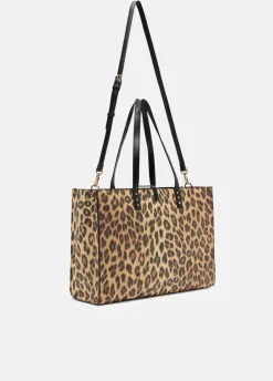 Liu Jo Fourre-tout grand format animalier|Femme Sac Shopper