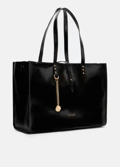 Liu Jo Fourre-tout grand format brillant|Femme Sac Shopper