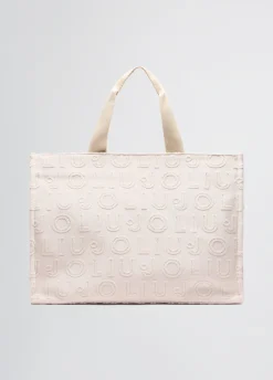 Liu Jo Fourre-tout grand format en jacquard|Femme Sac Shopper