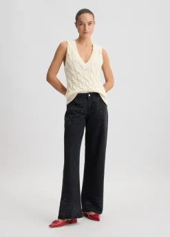 Liu Jo Gilet avec perles|Femme Mailles