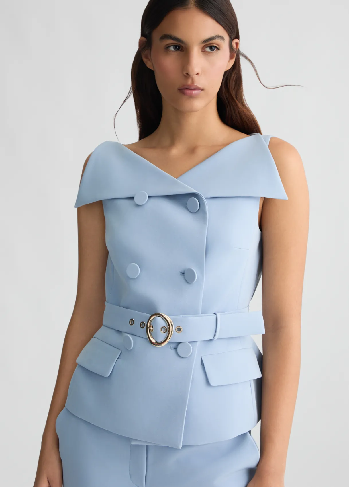 Liu Jo Gilet croisé avec ceinture|Femme Vestes|Tailleurs