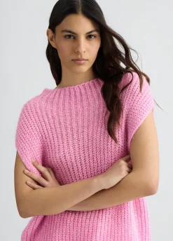 Liu Jo Gilet en mohair avec sequins|Femme Mailles