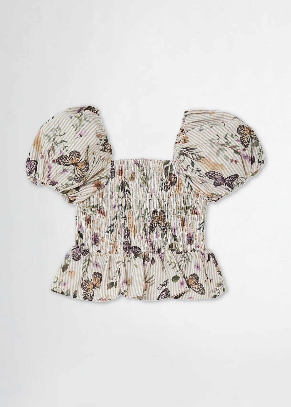 Liu Jo Haut à rayures avec imprimé|Enfant T-Shirts