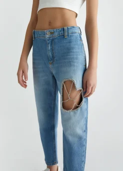 Liu Jo Jean avec cœur|Enfant Pantalons & Jupes