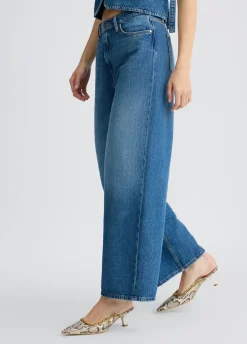 Liu Jo Jean baggy à taille basse|Femme Jeans Droit
