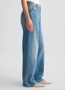 Liu Jo Jean baggy à taille haute|Femme Jeans Droit