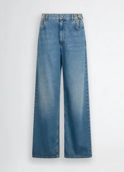 Liu Jo Jean baggy à taille haute|Femme Jeans Droit