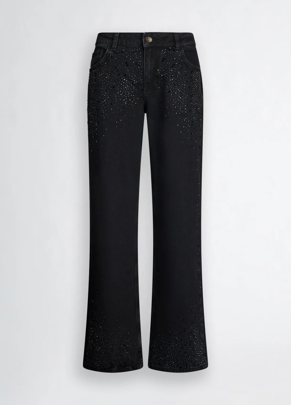Liu Jo Jean baggy avec strass|Femme Jeans Droit