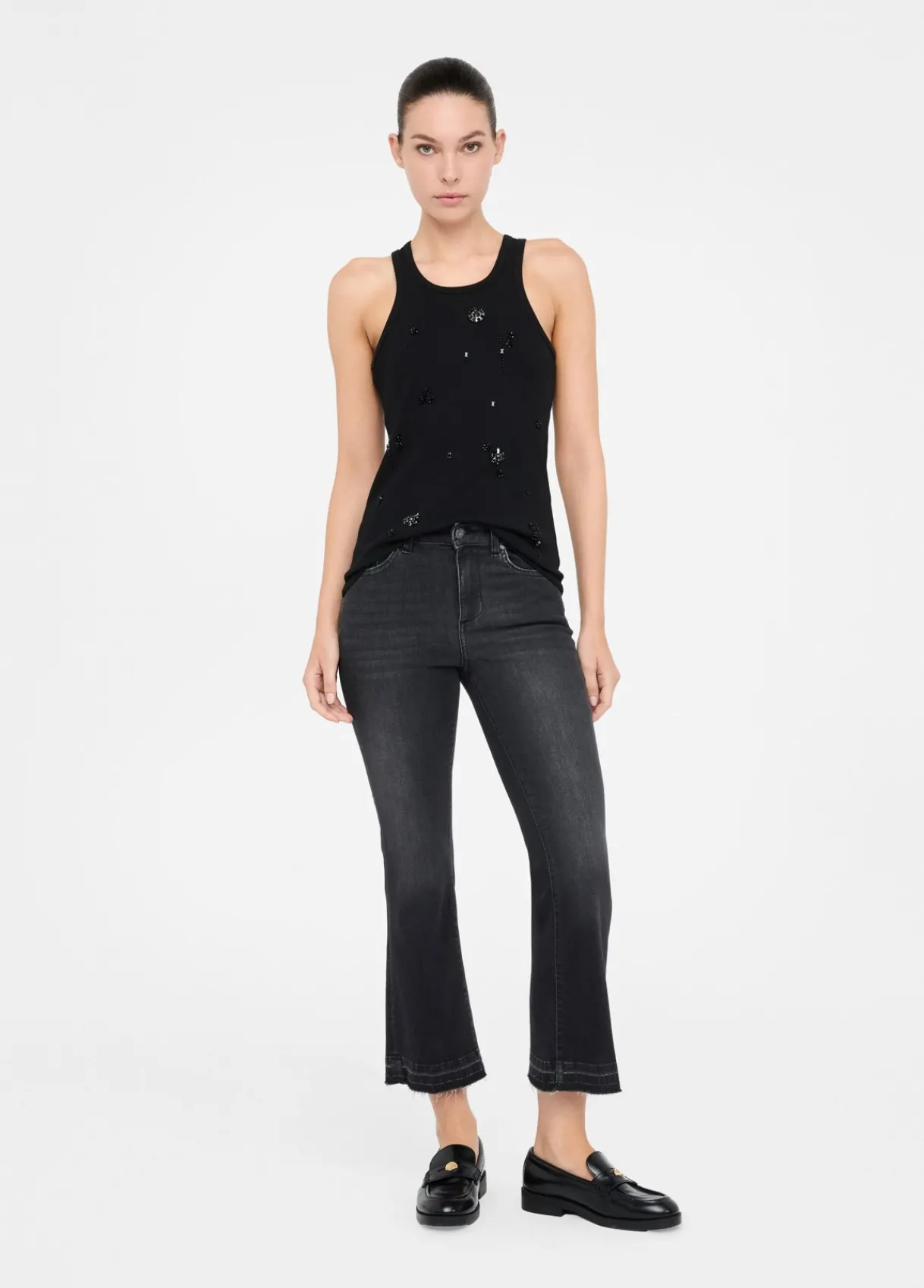 Liu Jo Jean bootcut cropped Better|Femme Jeans Patte D'Eph