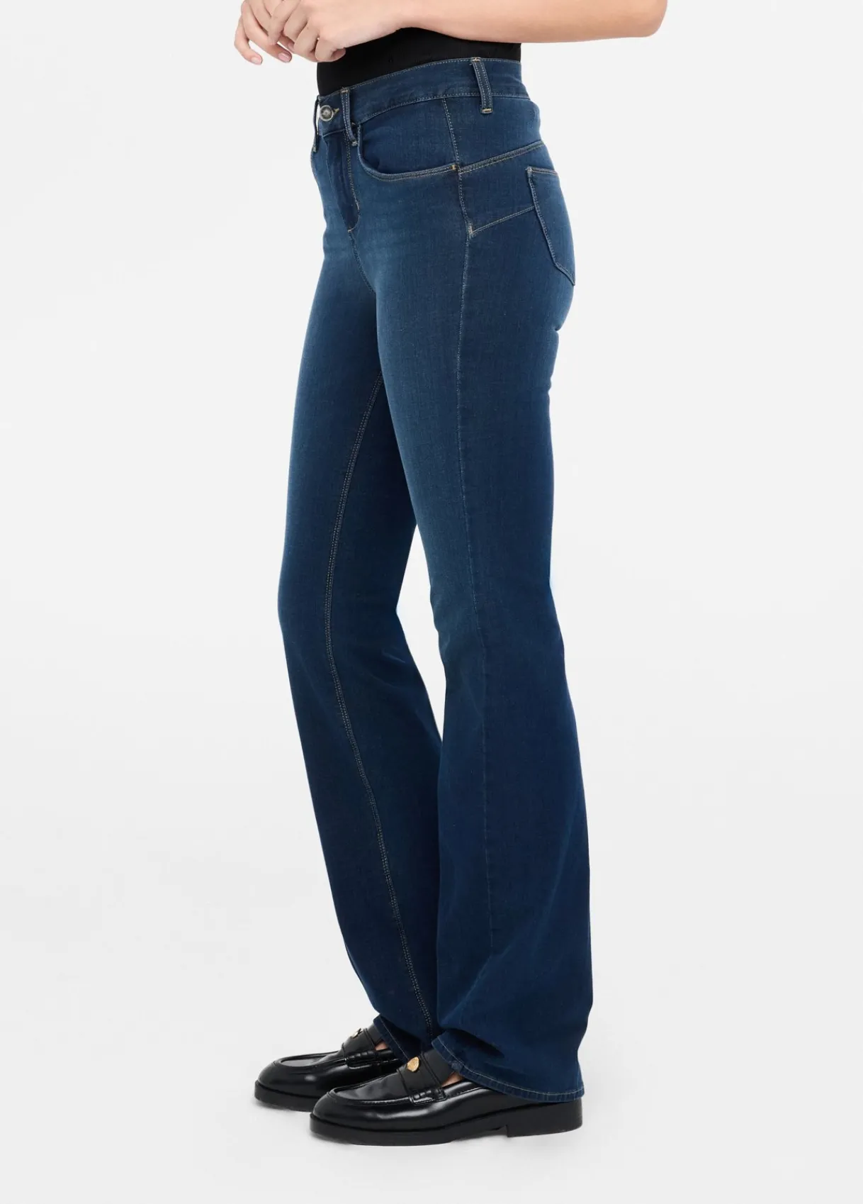 Liu Jo Jean bootcut taille haute|Femme Jeans Bootcut