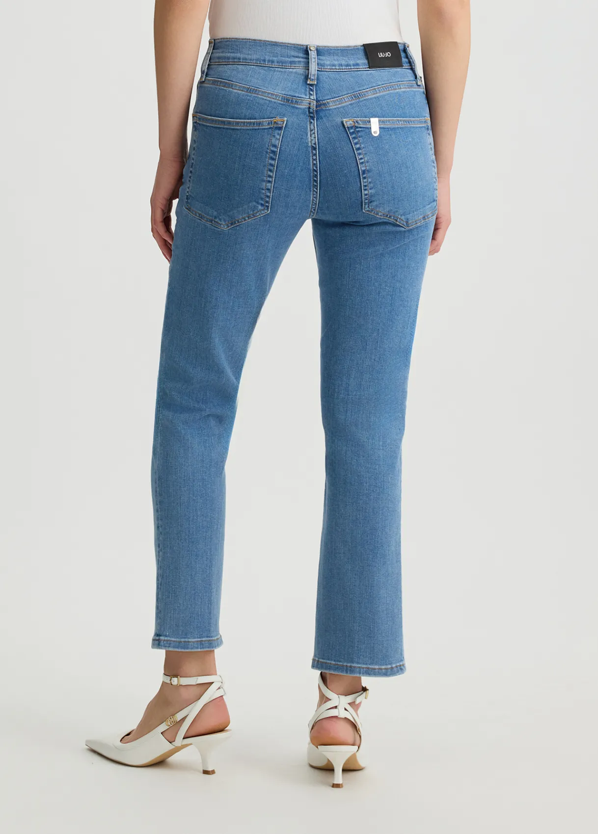 Liu Jo Jean bootcut taille haute|Femme Jeans Bootcut