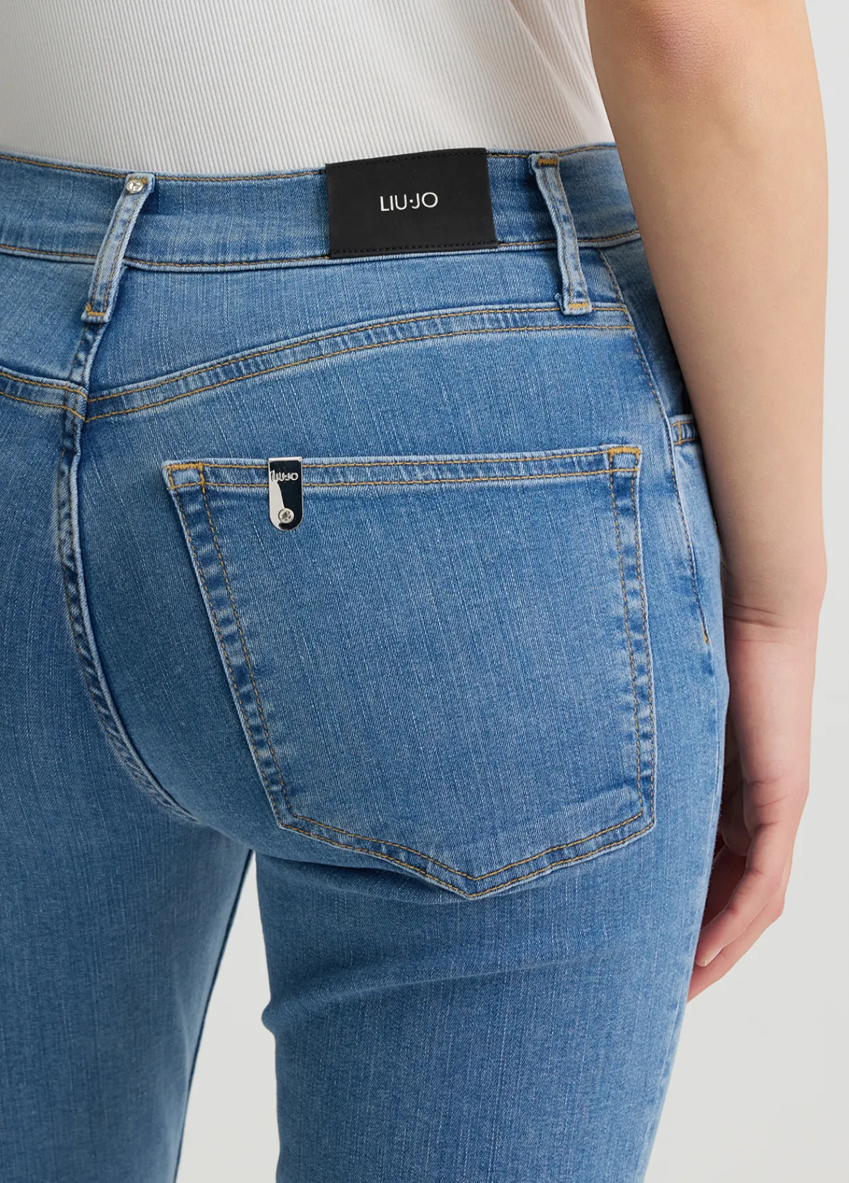 Liu Jo Jean bootcut taille haute|Femme Jeans Bootcut