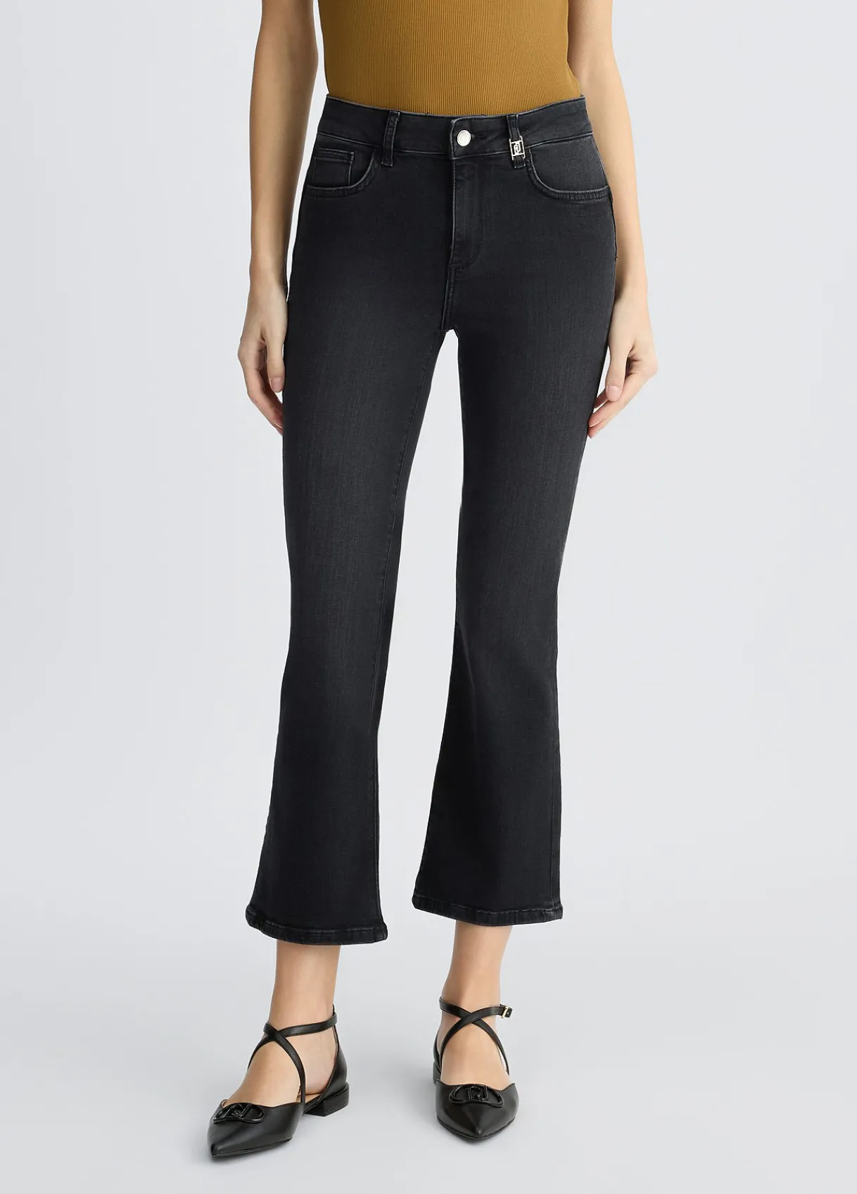 Liu Jo Jean bootcut taille haute|Femme Jeans Skinny