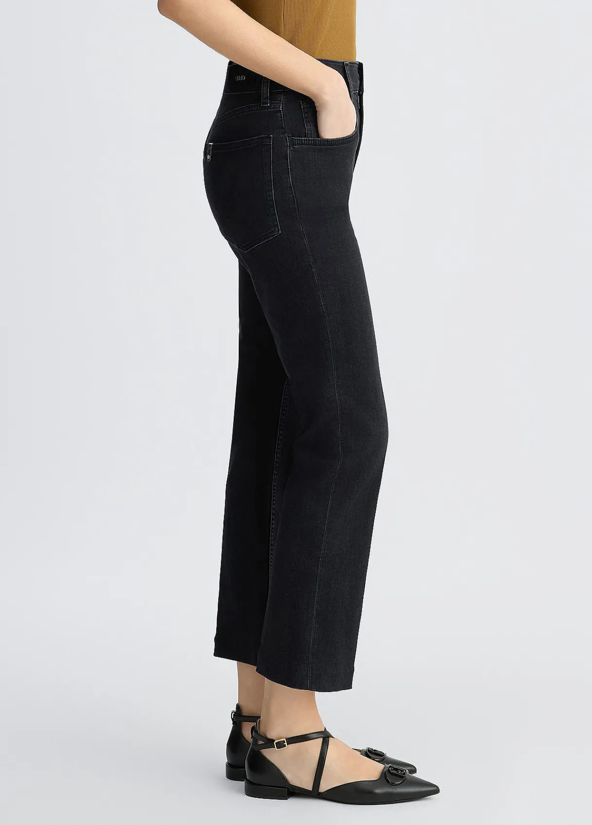 Liu Jo Jean bootcut taille haute|Femme Jeans Bootcut