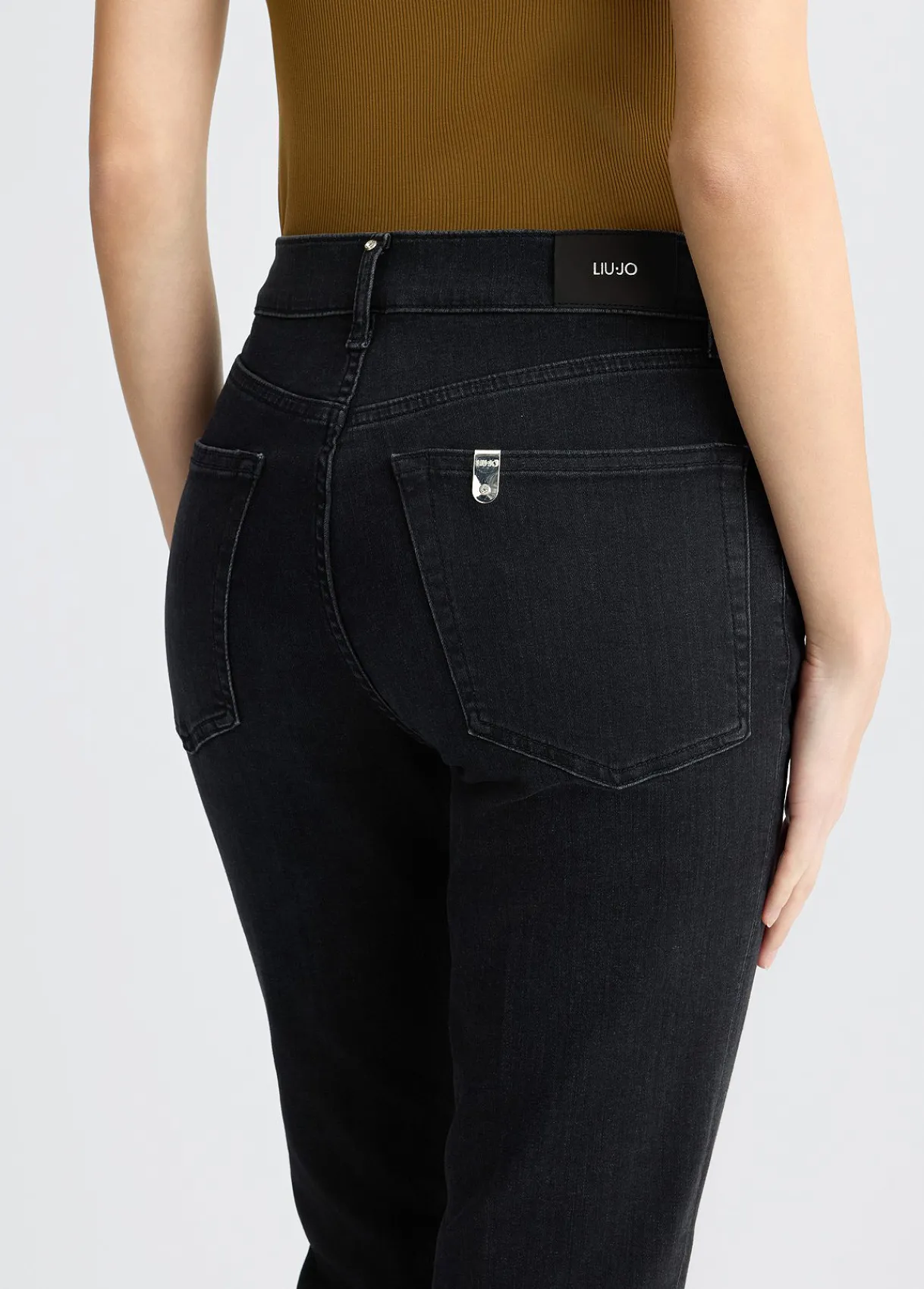 Liu Jo Jean bootcut taille haute|Femme Jeans Bootcut