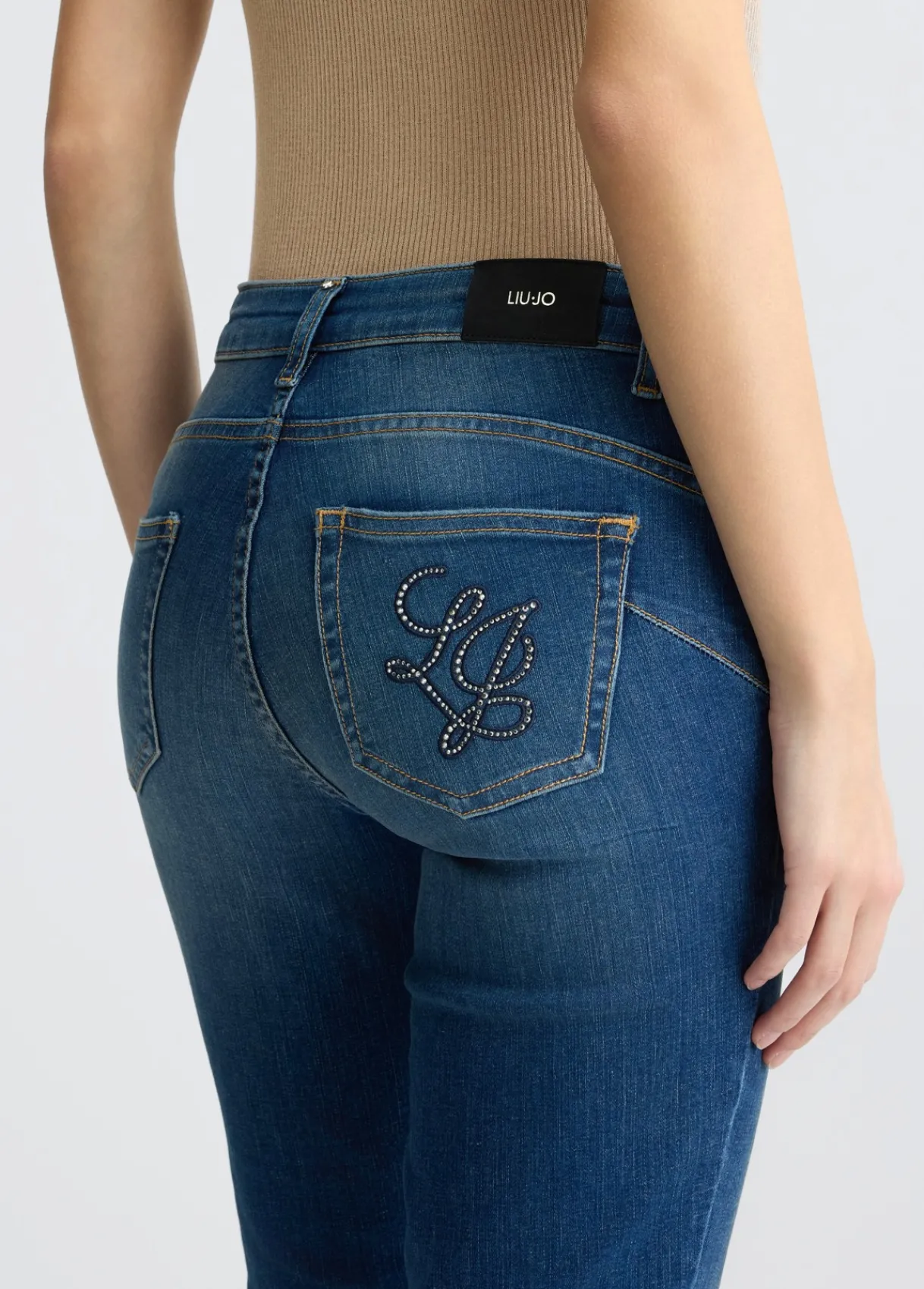 Liu Jo Jean corsaire bottom up|Femme Jeans Slim