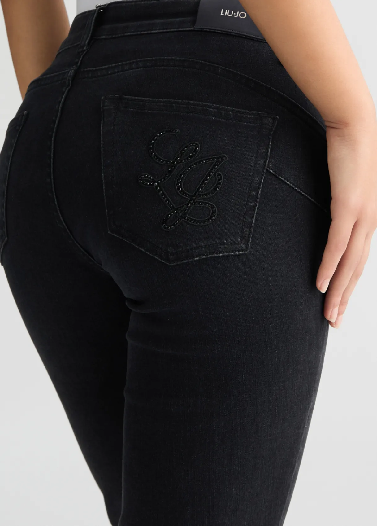 Liu Jo Jean corsaire bottom up|Femme Jeans Patte D'Eph|Jeans Slim