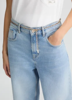 Liu Jo Jean droit à taille haute|Femme Jeans Droit